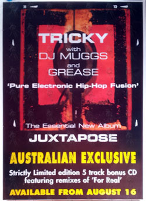 TRICKY|DJ MUGGS|GREASE - Juxtapose Album Promo Poster - 1