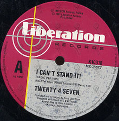 TWENTY 4 SEVEN|CAPT. HOLLYWOOD - I Can't Stand It! - 3
