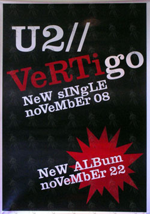 U2 - 'Vertigo' Single Promo Poster - 1