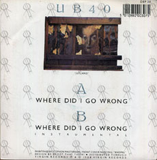 UB40 - Where Did I Go Wrong - 2