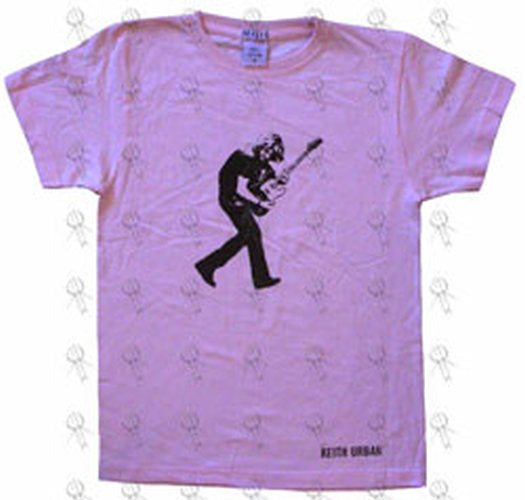 URBAN-- KEITH - Pink 'Be Here' Design Girls T-Shirt - 1