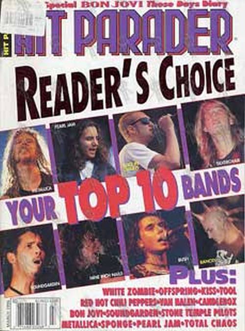 VARIOUS ARTISTS - 'Hit Parade' - March 1996 - 1