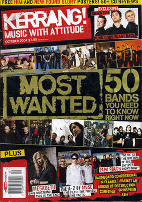 VARIOUS ARTISTS - 'Kerrang' - October 2004 - 'Most Wanted' Issue - 1