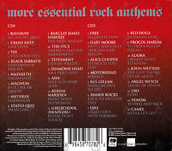 VARIOUS ARTISTS - More Essential Rock Anthems - 2