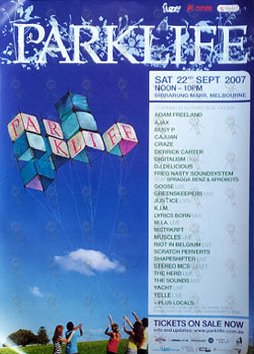 VARIOUS ARTISTS - Parklife 2007 Australian Festival Poster - 1