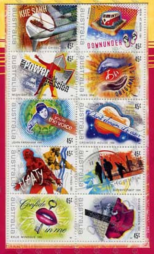 VARIOUS ARTISTS - 'Rock Australia' Box Of 100 Stamps - 2