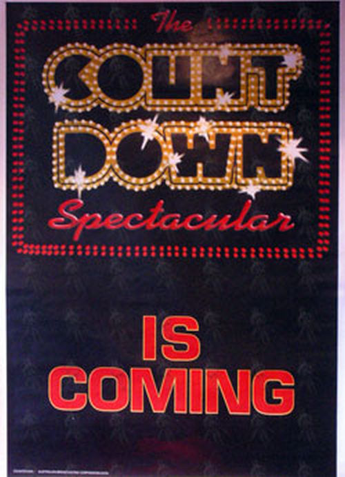 VARIOUS ARTISTS - 'The Countdown Spectacular Is Coming' Teaser Promo Poster - 1