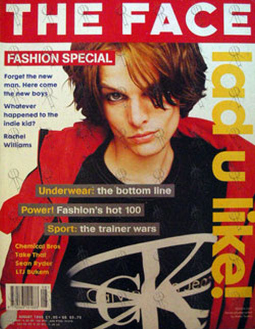 VARIOUS ARTISTS - 'The Face' - August 1995 - No. 83 - Fashion Special - Stevee On Front Cover - 1