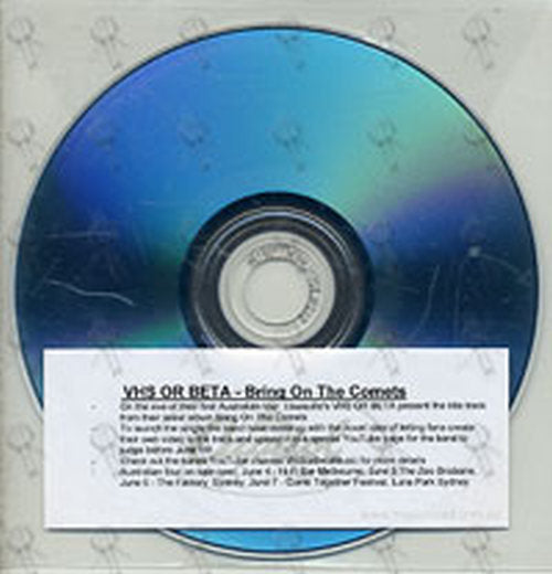 VHS OR BETA - Bring On The Comets - 2