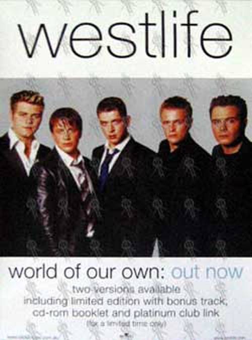 WESTLIFE - 'World Of Our Own' Album Poster - 1