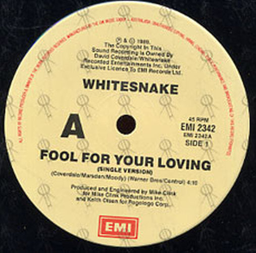 WHITESNAKE - Fool For Your Loving - 3