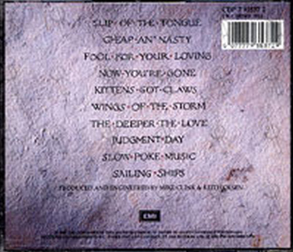 WHITESNAKE - Slip Of The Tongue - 2
