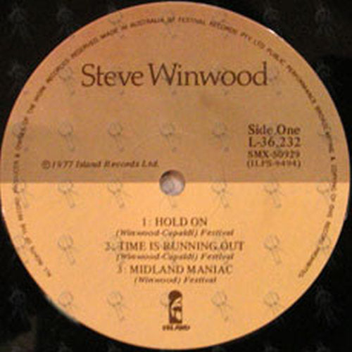 WINWOOD-- STEVE - Steve Winwood - 3