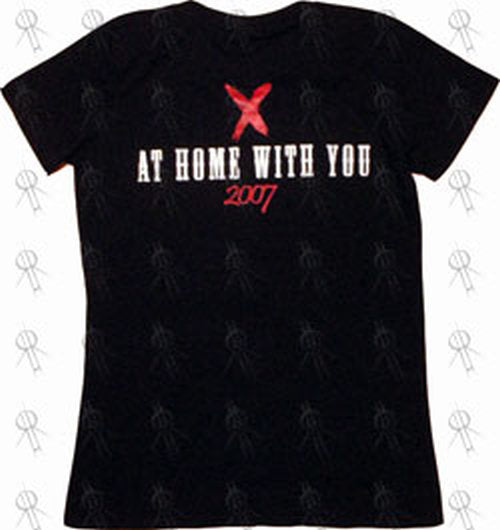 X - Black 'At Home With You 2007' Girls T-Shirt - 3