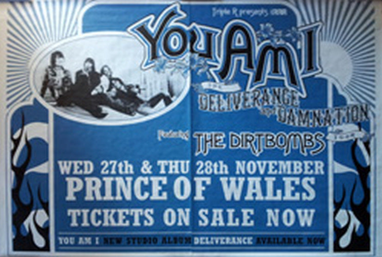 YOU AM I - Deliverance And Damnation Tour - Wed 27 & Thur 28 Nov
