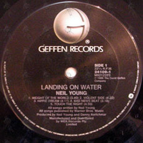 YOUNG-- NEIL - Landing On Water - 3