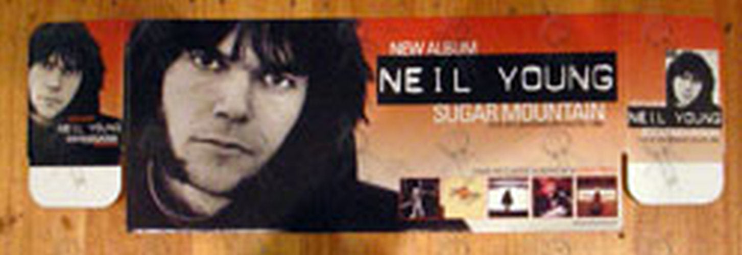 YOUNG-- NEIL - 'Sugar Mountain' CD Dump Bin Display - 1