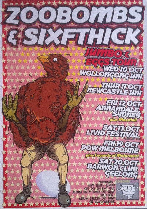 ZOOBOMBS - 2001 'Jumbo & Eggs' Australian Tour - 1