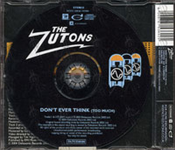 ZUTONS-- THE - Don't Ever Thing... - 2