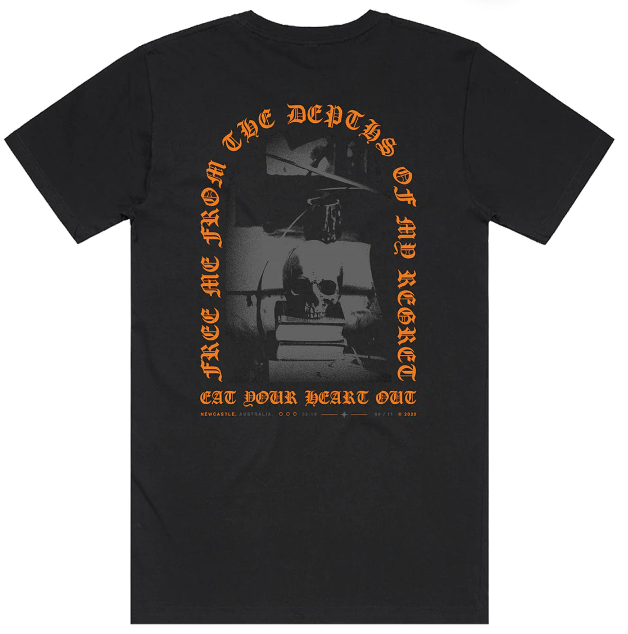 Gothic Text Black Shirt