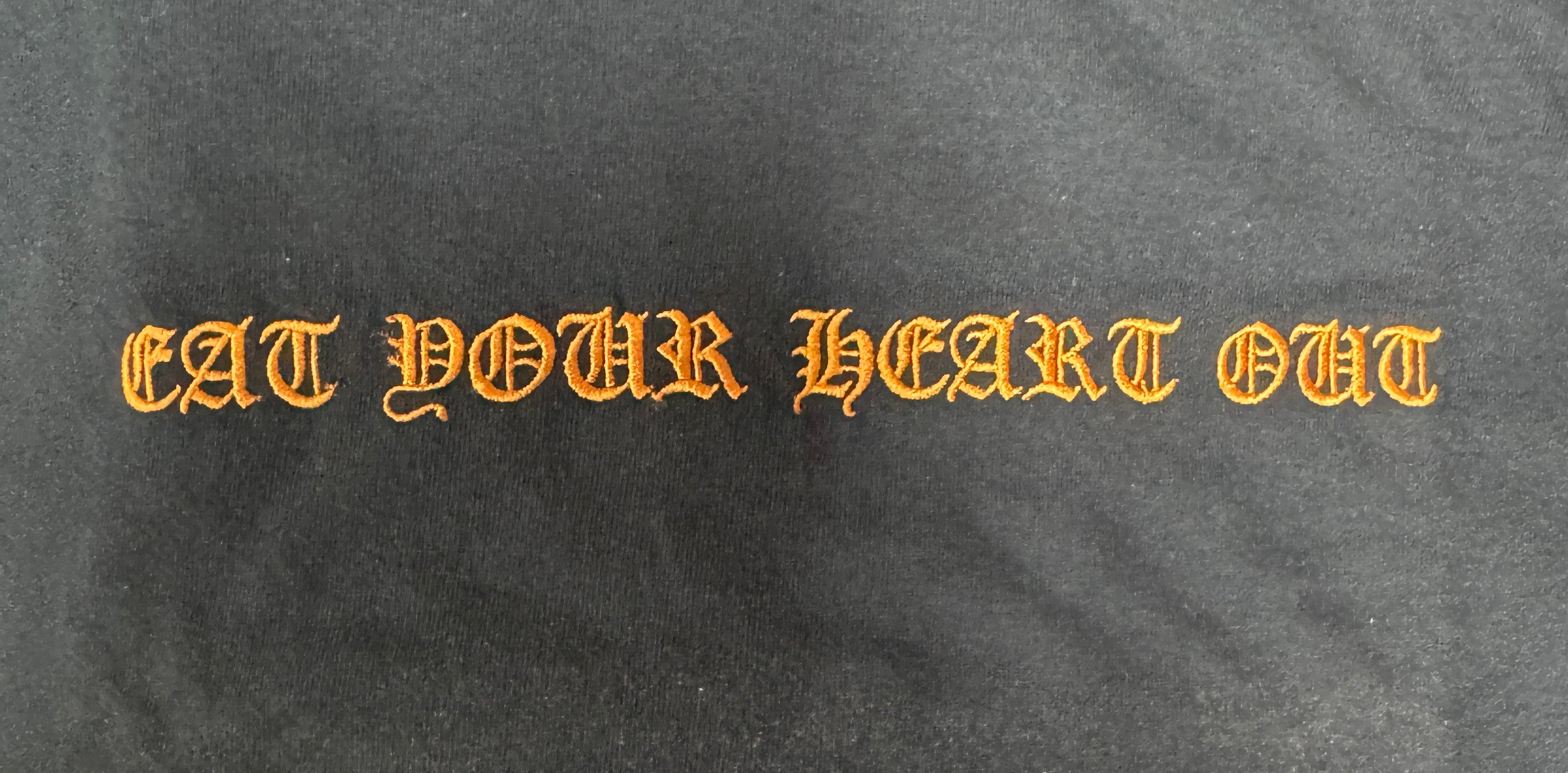 Gothic Text Black Shirt