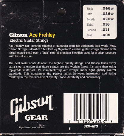 Gibson Ace Frehley Signature Guitar Strings