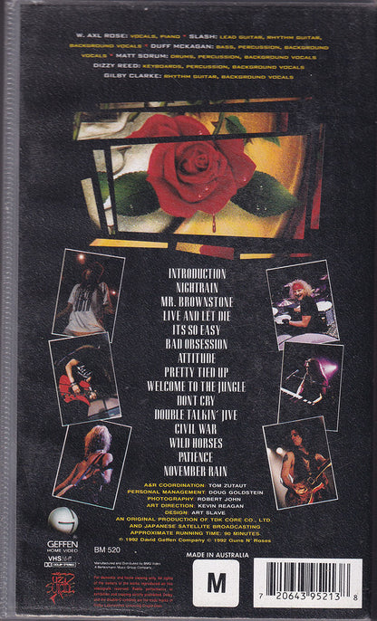 Use Your Illusion I World Tour 1992 In Tokyo