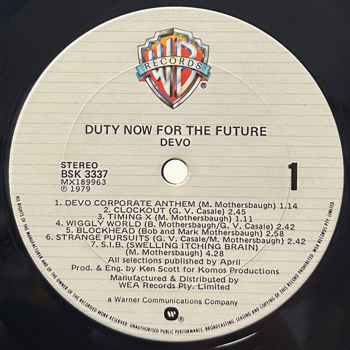Duty Now For The Future