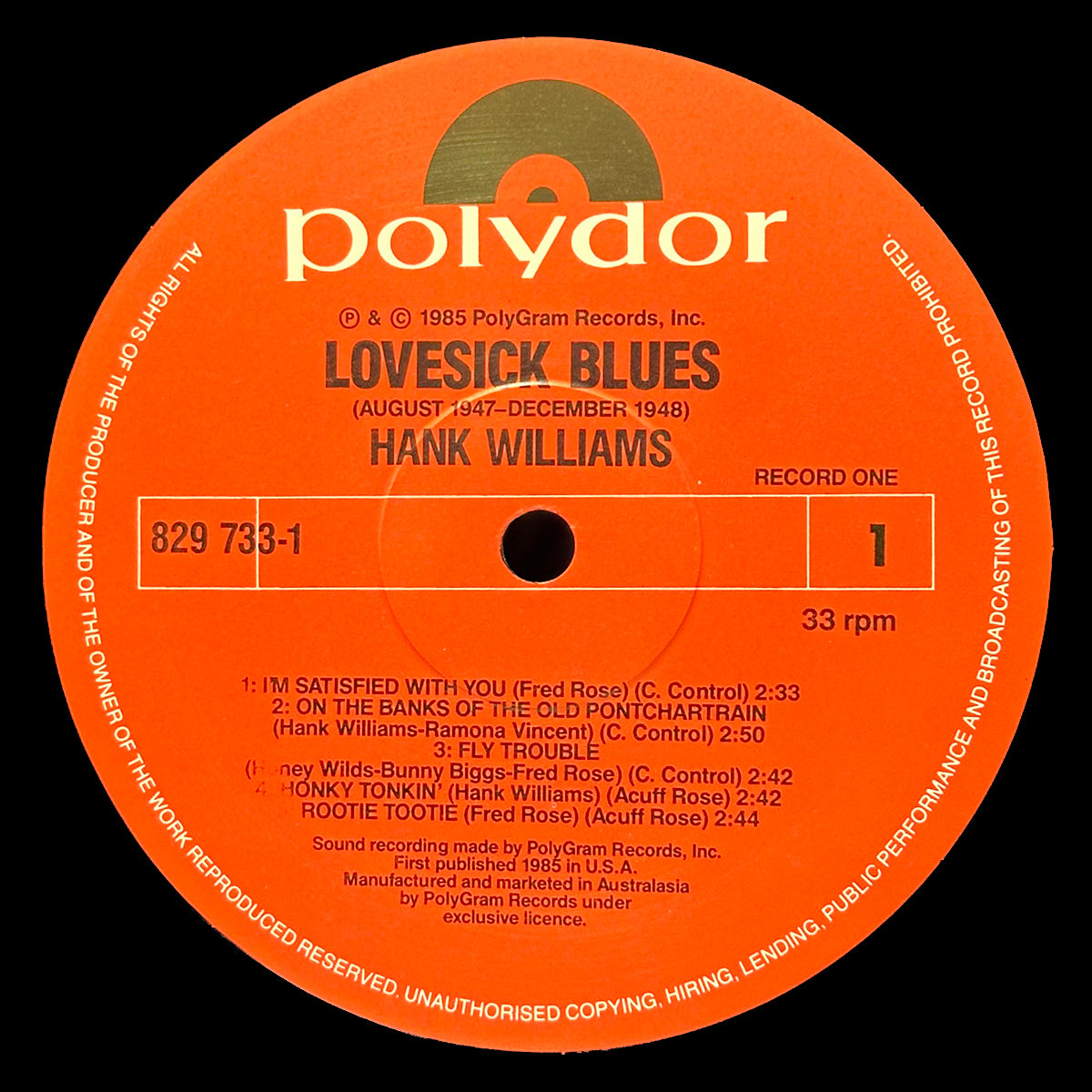 Lovesick Blues (August 1947 - December 1948)