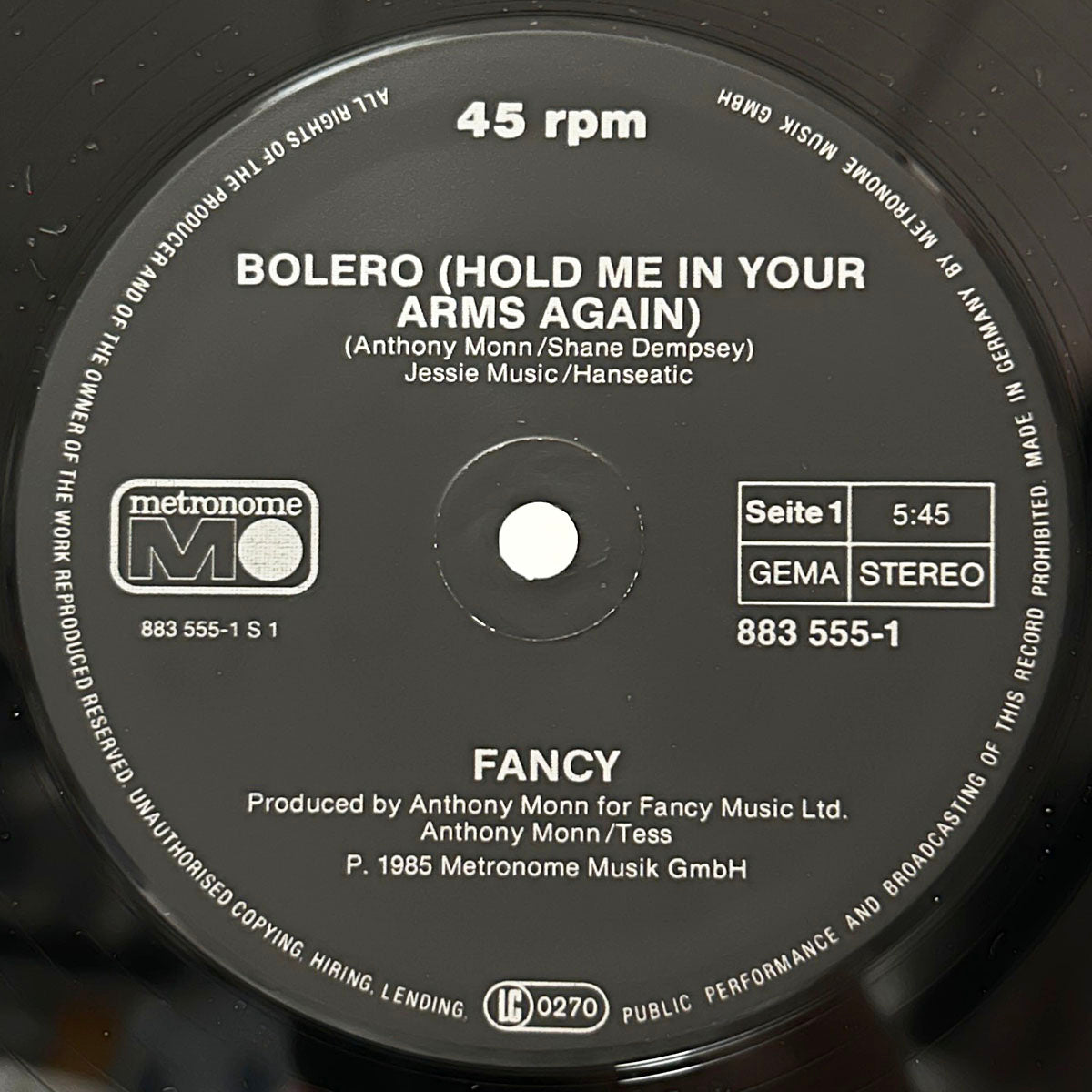 Bolero (Hold Me In Your Arms Again)