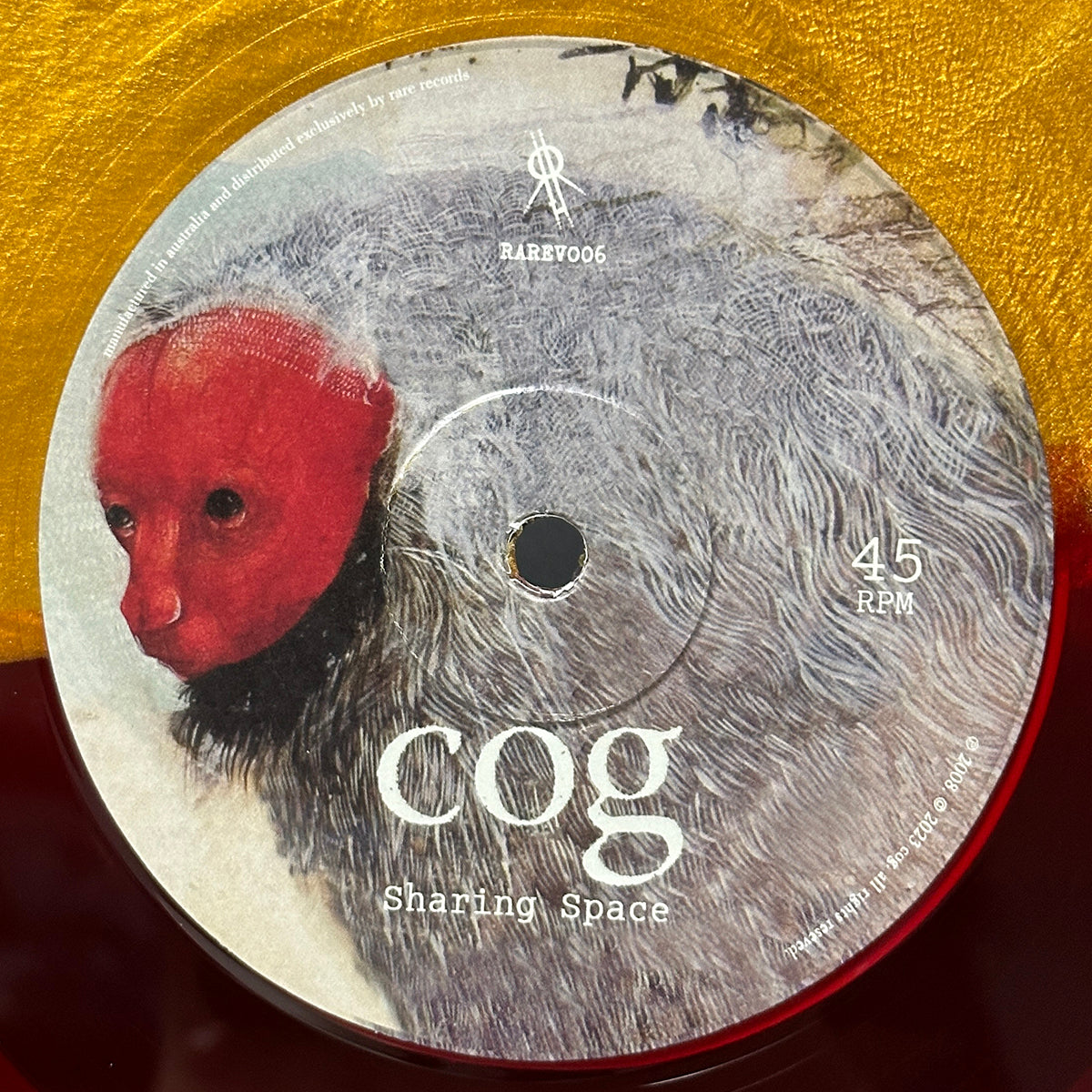 Cog Sharing Space Translucent Rose & Gold Split Variant
