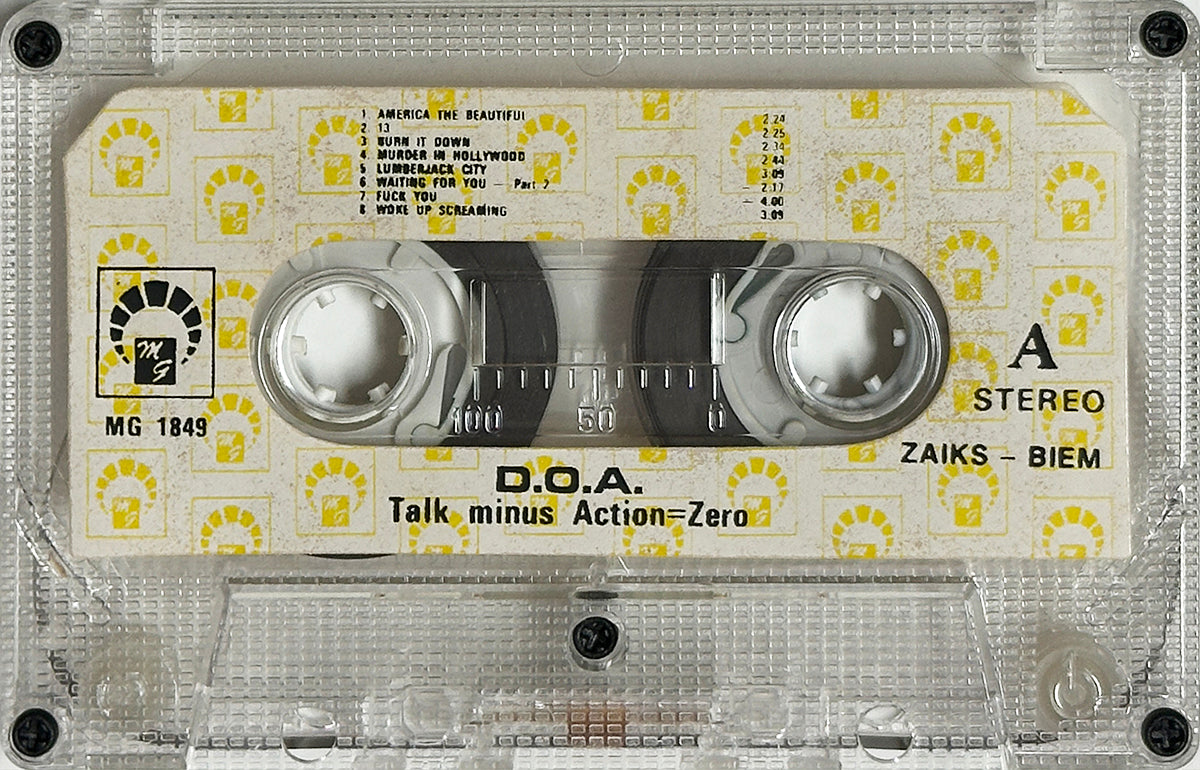 Talk Minus Action Equals Zero