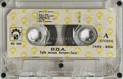 Talk Minus Action Equals Zero
