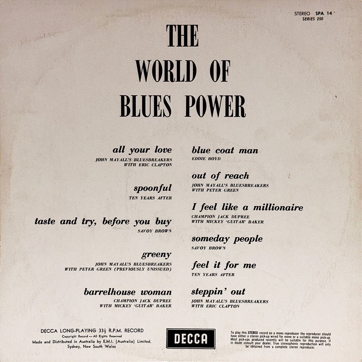 The World Of Blues Power