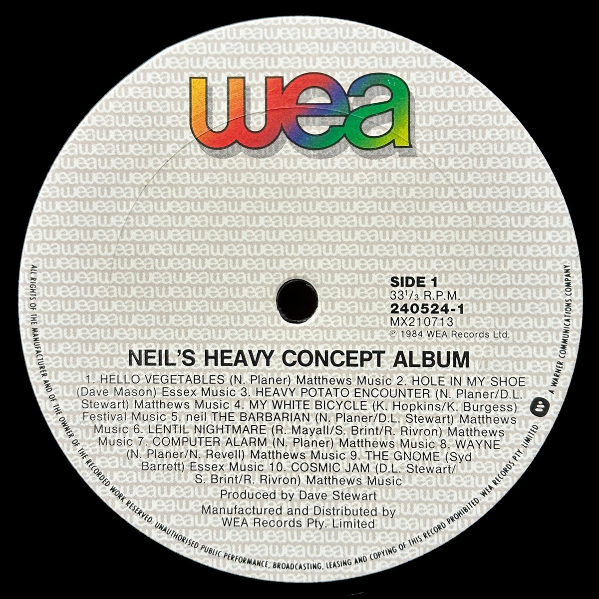 Neil&#39;s Heavy Concept Album