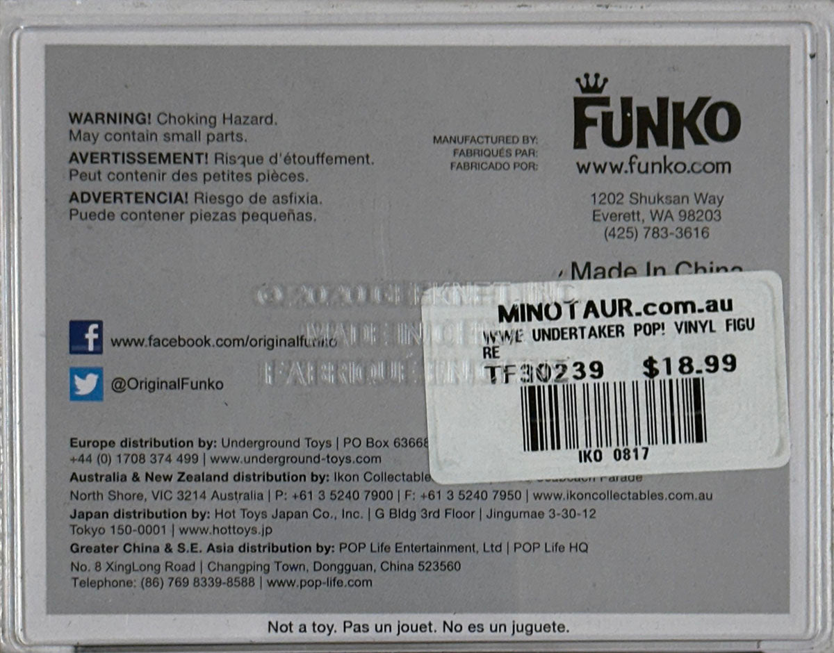 Pop Rocks #08 Undertaker Vinyl Figure