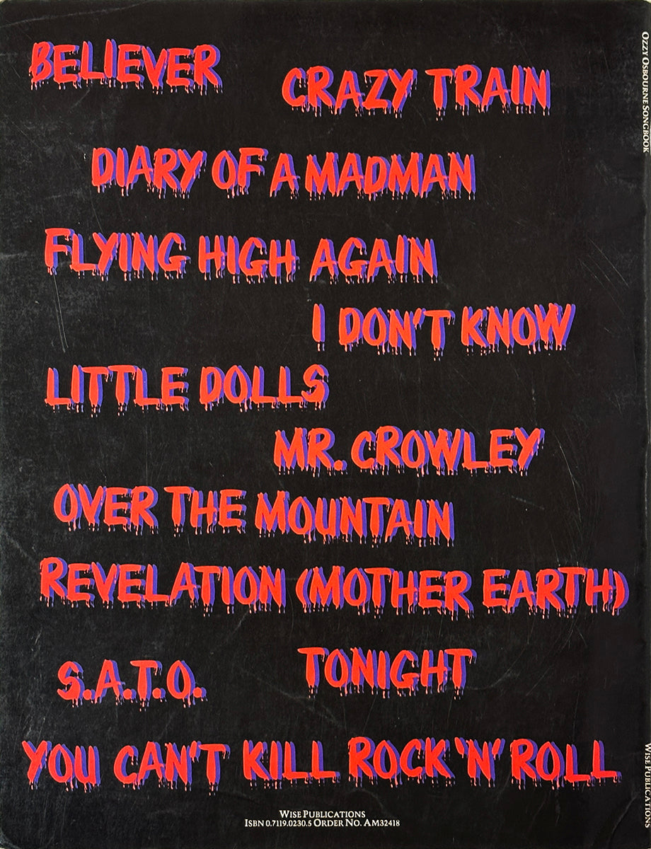 Ozzy Osbourne Songbook