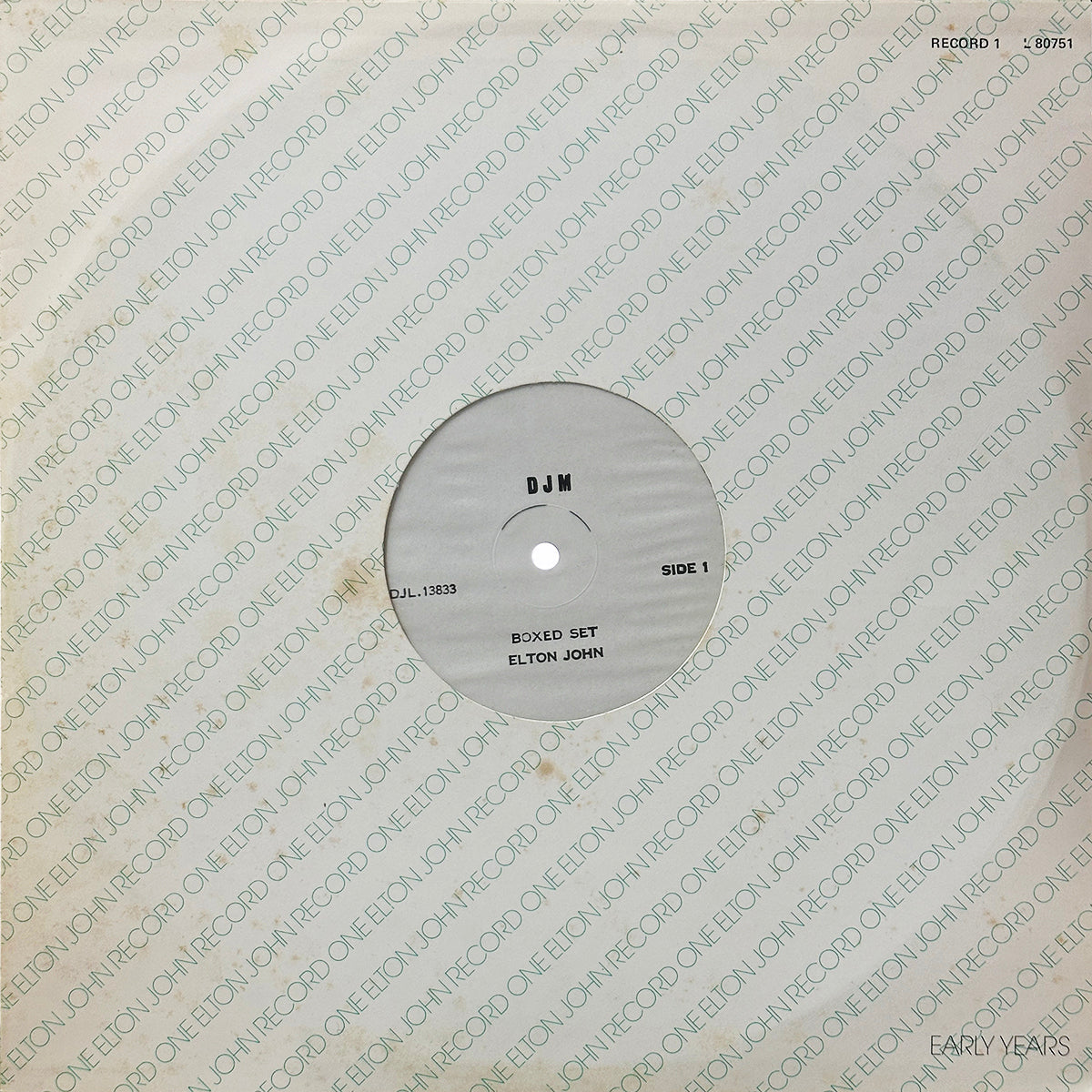 The Definitive Elton John (Test Pressings)