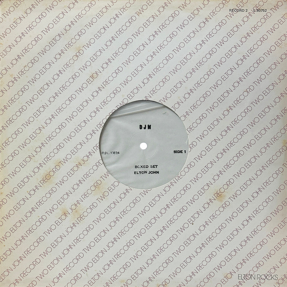 The Definitive Elton John (Test Pressings)