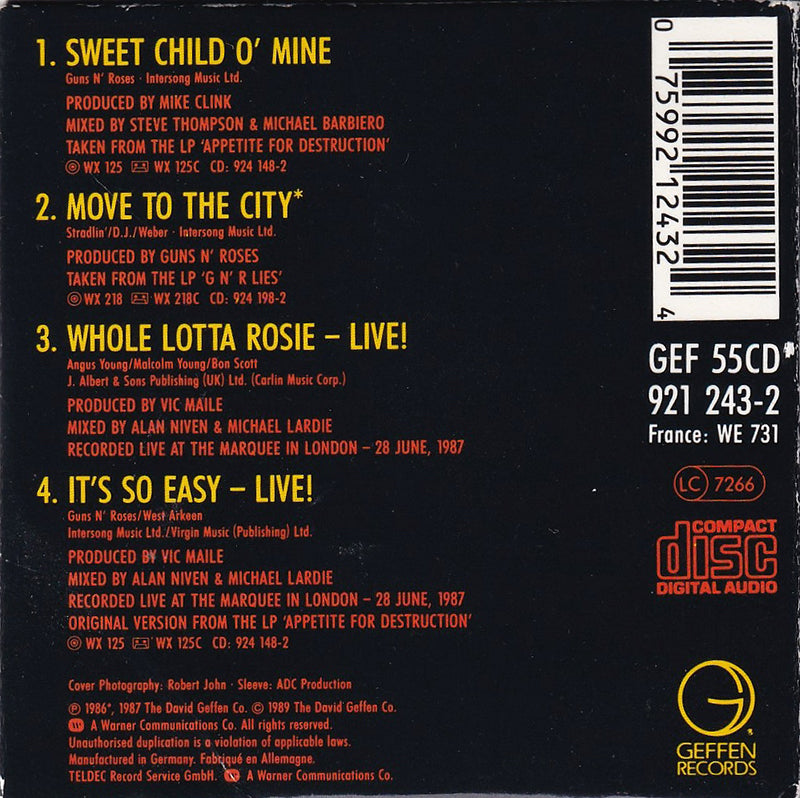 Sweet Child O&#39; Mine