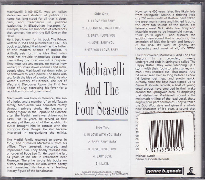 Machiavelli And The Four Seasons