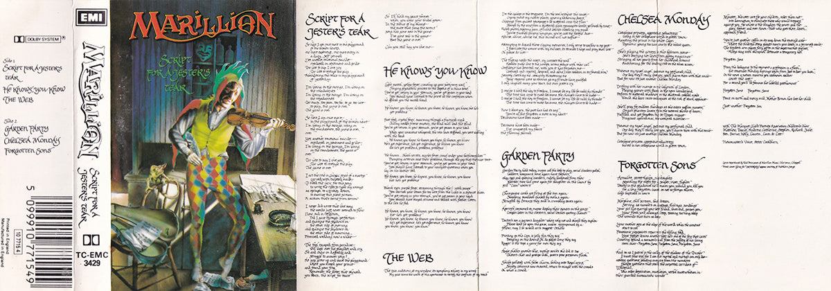 Script For A Jester's Tear