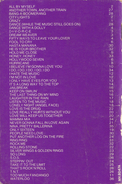 50 All Hit Mark 1 Songster No. 4 (15 ABBA Hits)