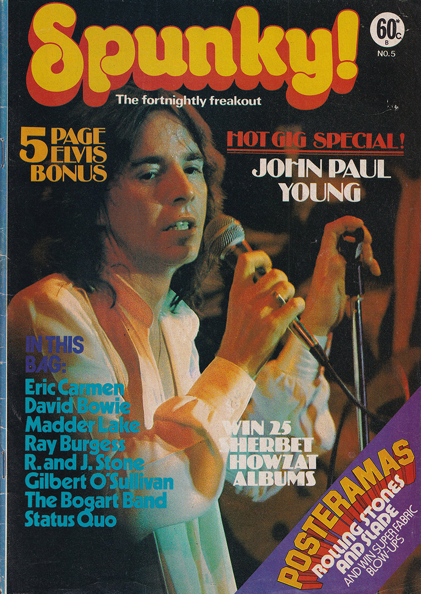 Spunky No.5 Magazine - 12 July 1977 - John Paul Young On Cover