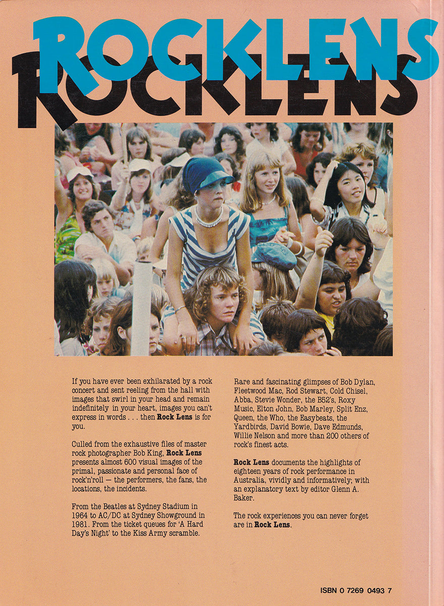 Rocklens - Rock Photography By Bob King - Brian Johnson On Front Cover