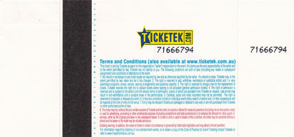 Kylie X 2008 Tour Program (With Ticket)
