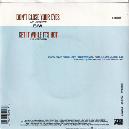 Don't Close Your Eyes