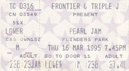 Flinders Park Melbourne Thursday 16 March 1995