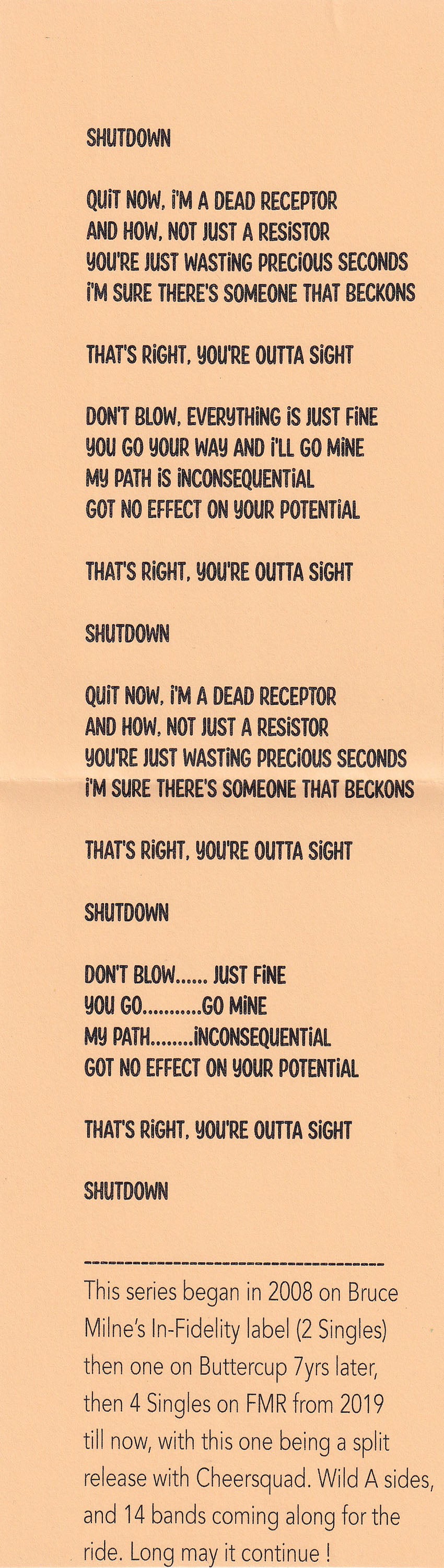 Shutdown (Clear Red Vinyl)