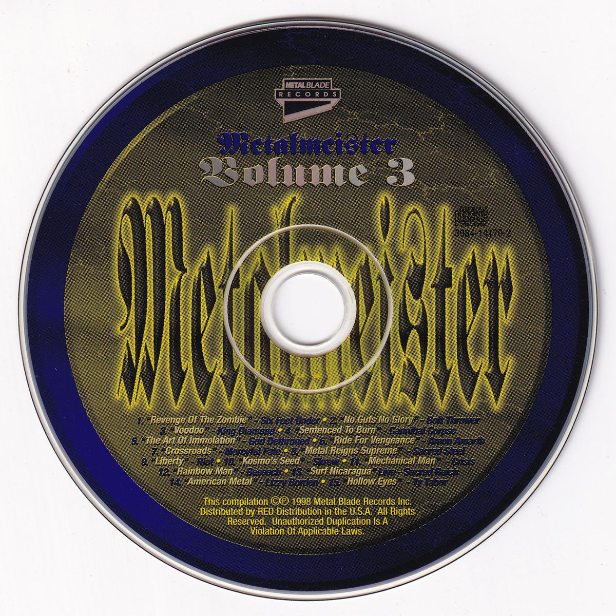 Metalmeister Volume #3: A Metal Blade Compilation